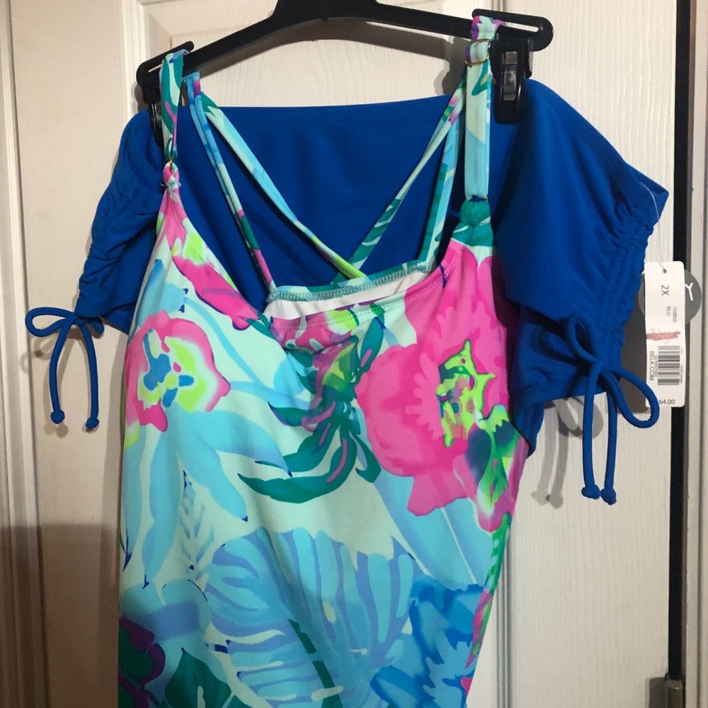 2 pc Womans 2x swim suit
